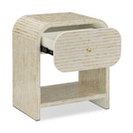 Borno - Mother Of Pearl Nightstand - Natural