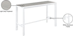 Nizuc - Outdoor Patio Rectangle Bar Table