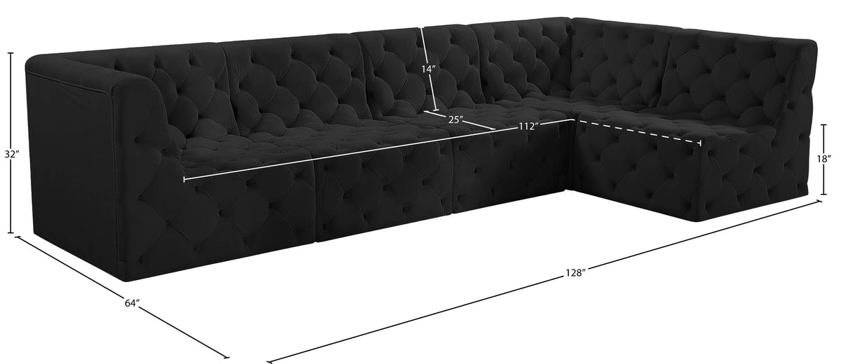 Tuft - 5 Piece Modular Sectional