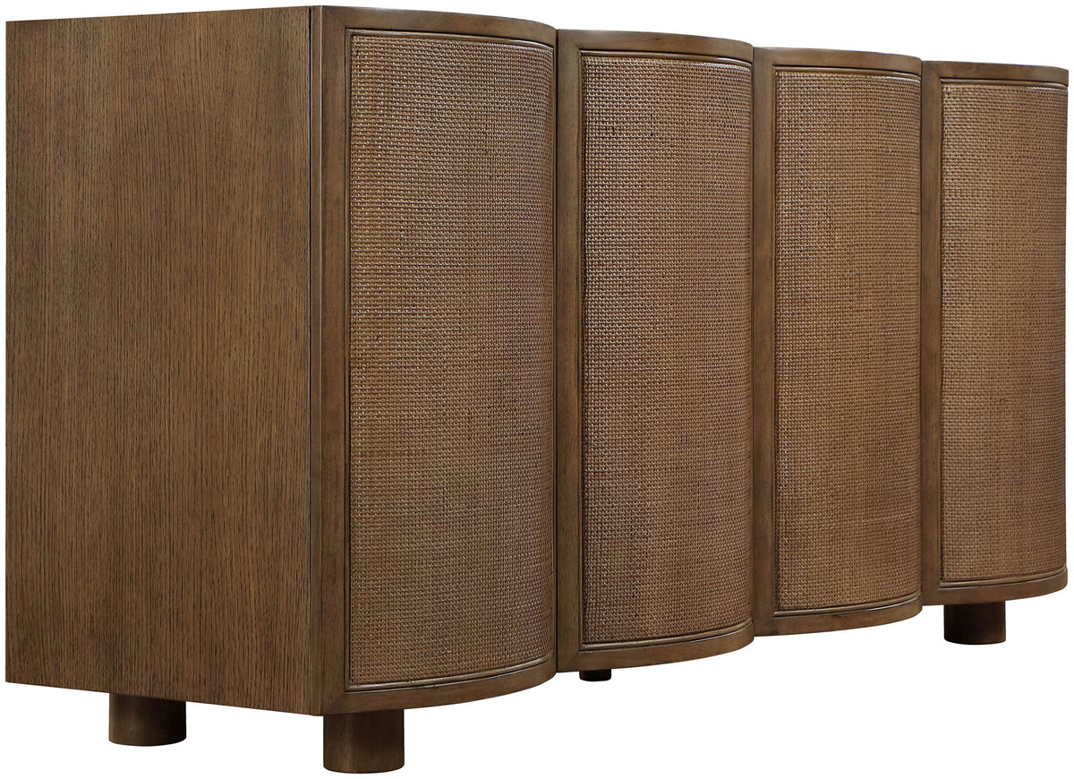 Norin - Solid Wood And Oak Veneer Sideboard/Buffet