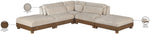 Turin - Chenille Fabric Upholstered Modular Sectional - Taupe