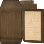 Windsor - Solid Wood And Brown Cane Sideboard / Buffet - Brown