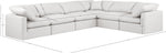 Indulge - Faux Leather 6 Piece Modular Corner Sectional