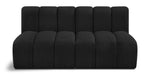 Arc - Boucle Fabric 2 Seats Modular Sofa