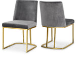 Heidi - Dining Chair with Gold Legs (Set of 2)