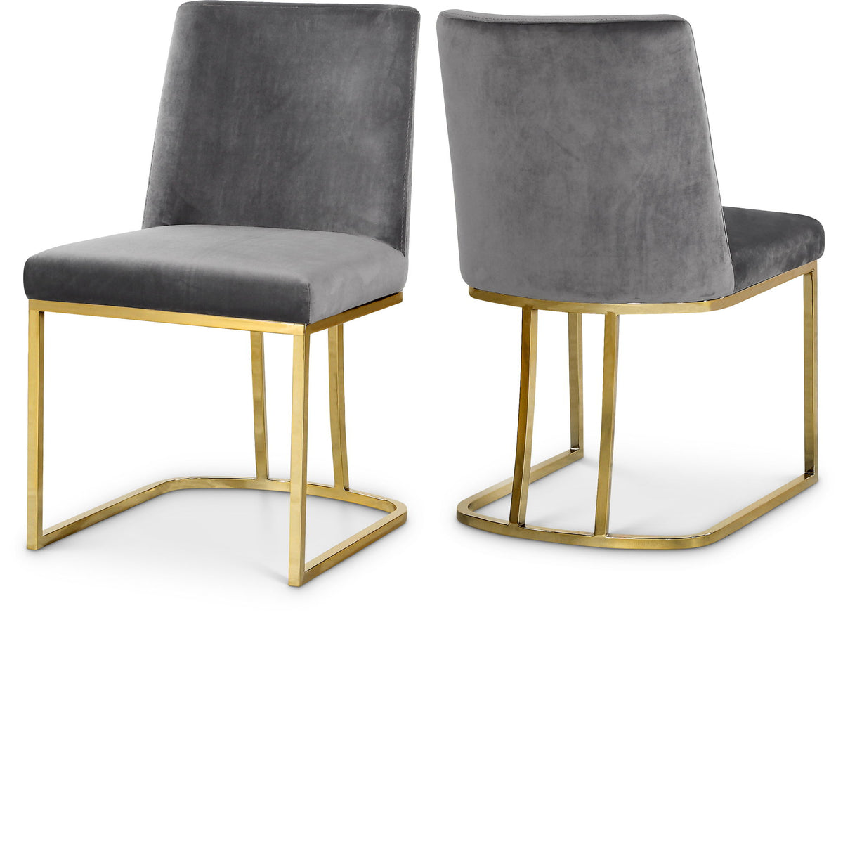 Heidi - Dining Chair with Gold Legs (Set of 2)