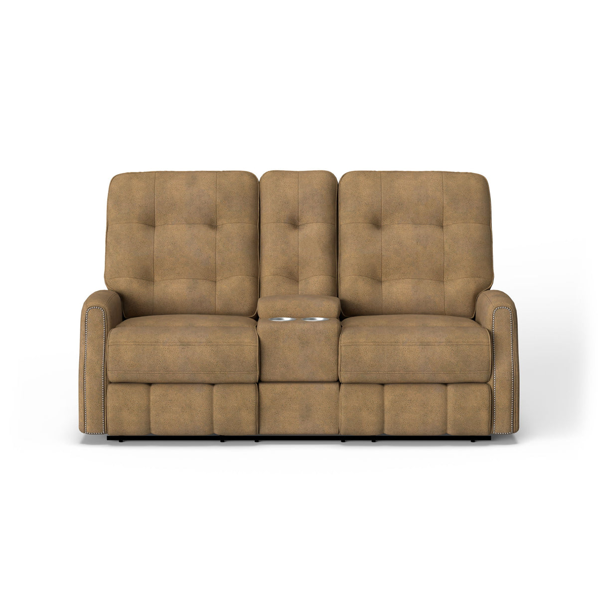 Devon - Reclining Loveseat, Nailhead Trim