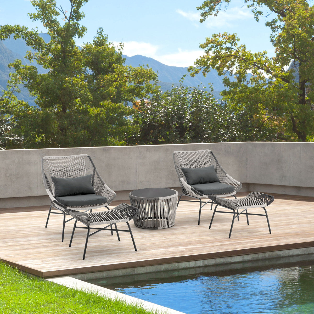 Manhattan Ashland - 5-Piece Conversation Set
