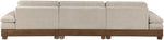 Turin - Chenille Fabric Upholstered Modular Sectional - Taupe