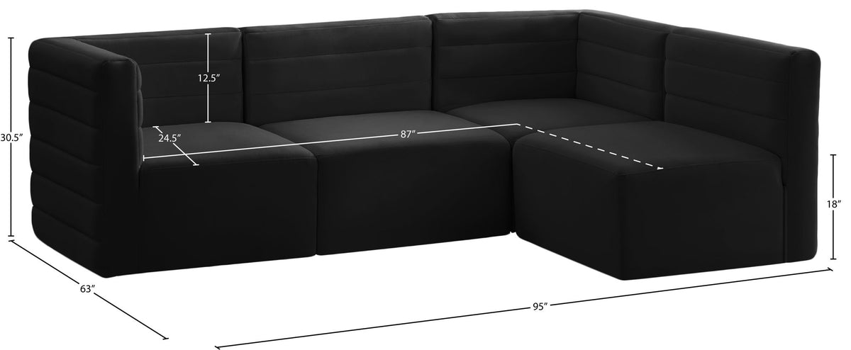 Quincy - 4 Piece Modular Sectional