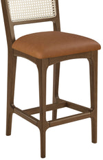 Atrium - Counter Stool With Brushed Brown Base (Set of 2)