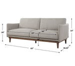 Freefall - Gray Ceruse Sofa