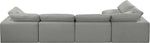 Comfy - 5 Piece Linen Modular Sectional