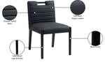 Aimee - Dining Side Chair (Set of 2) - Black Legs