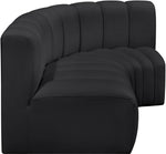 Arc - Faux Leather 3 Piece Sofa