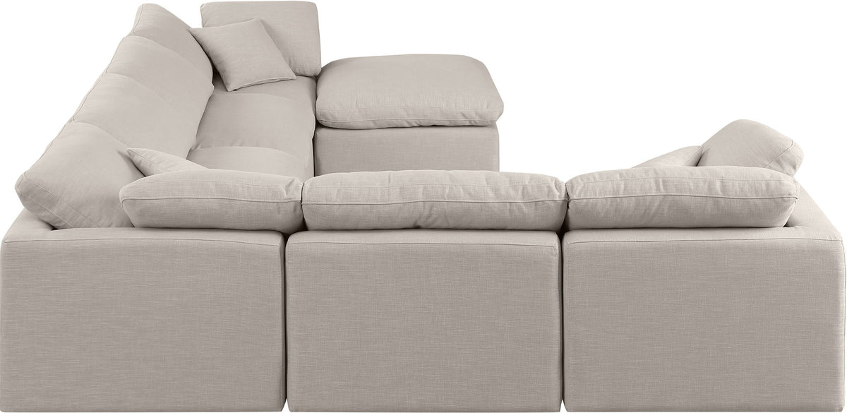 Indulge - Linen 7 Piece Modular Sectional