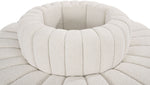 Arc - Boucle Fabric 8 Piece Round Modular Sofa