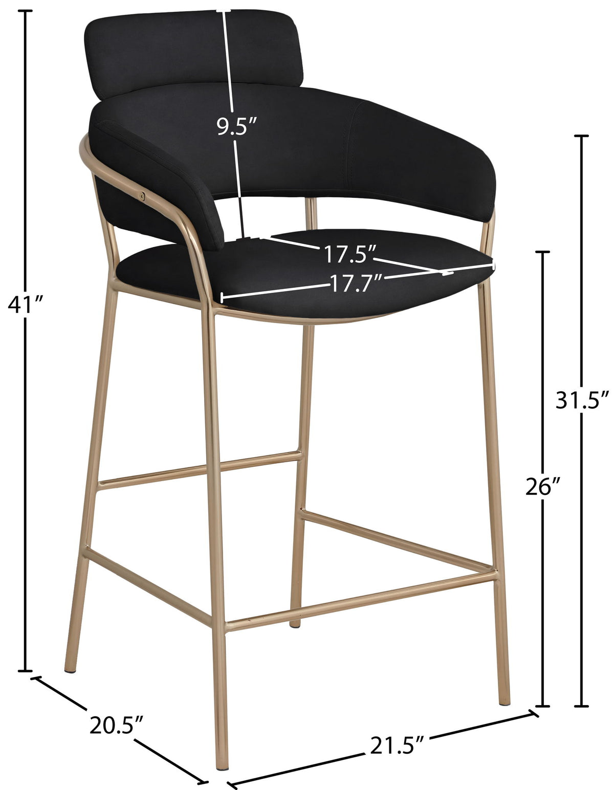 Yara - Counter Stool