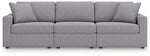 Modmax - Straight Sectional - Granite