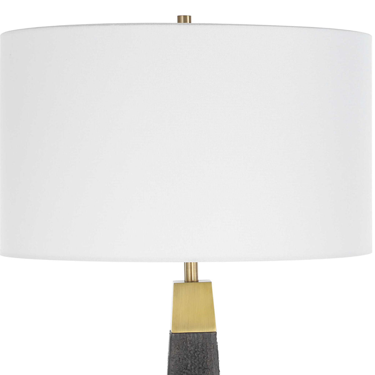 Lathey - Tapered Floor Lamp - Black