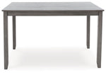 Caitbrook - Rect Drm Counter Table Set (Set of 7) - Gray
