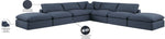 Comfy - 7 Piece Linen Modular Corner Sectional