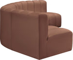 Arc - Faux Leather 5 Piece U-Shaped Modular Sofa
