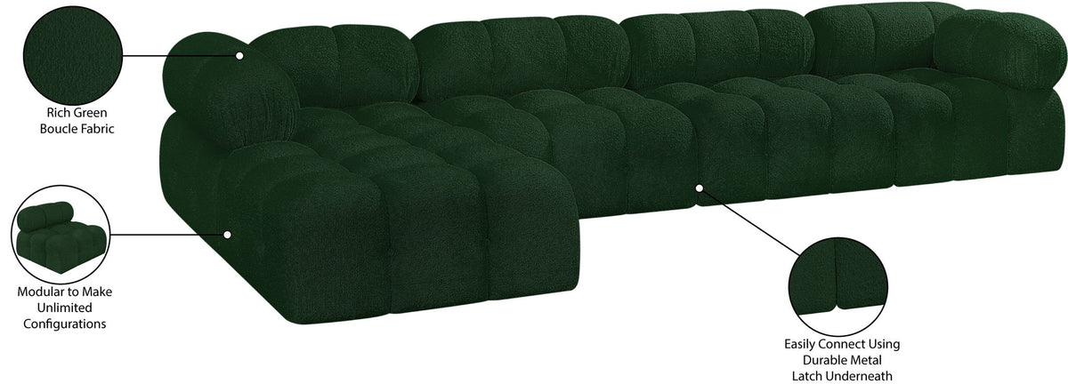 Ames - 5 Piece Fabric Modular Sectional