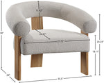 Winston - Accent Chair With Natural Legs