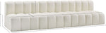 Arc - Faux Leather 4 Seats Modular Sofa