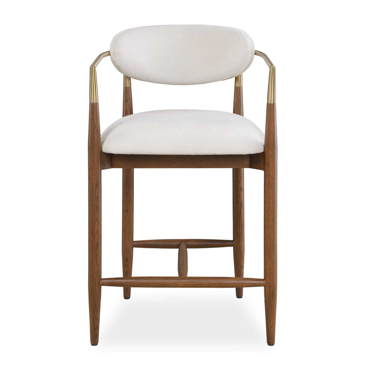 Moxie - Counter Stool - Walnut / White