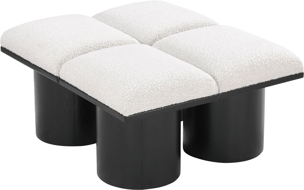 Pavilion - 4 Piece Modular Bench With Black Base