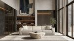 Dalton - Modern Italian Light Grey Leather 4-Seat Sofa + 2 Recliners by VIG Furniture - View 11