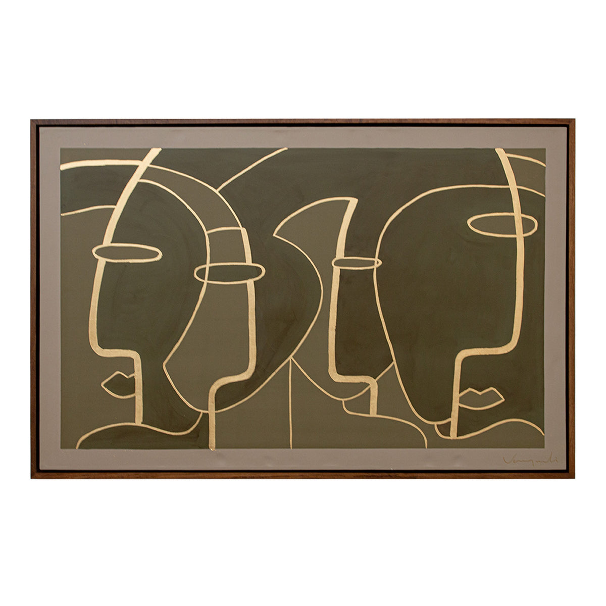 Foul - Modern 71" x 47" Painting by VIG Furniture - View 1