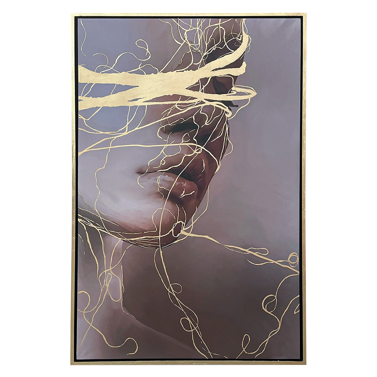 Naine - Modern 47" x 71" Painting by VIG Furniture - View 1
