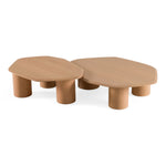Seymour - Modern White Oak Coffee Table Set by VIG Furniture - View 3