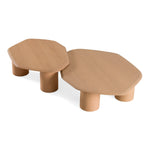 Seymour - Modern White Oak Coffee Table Set by VIG Furniture - View 4