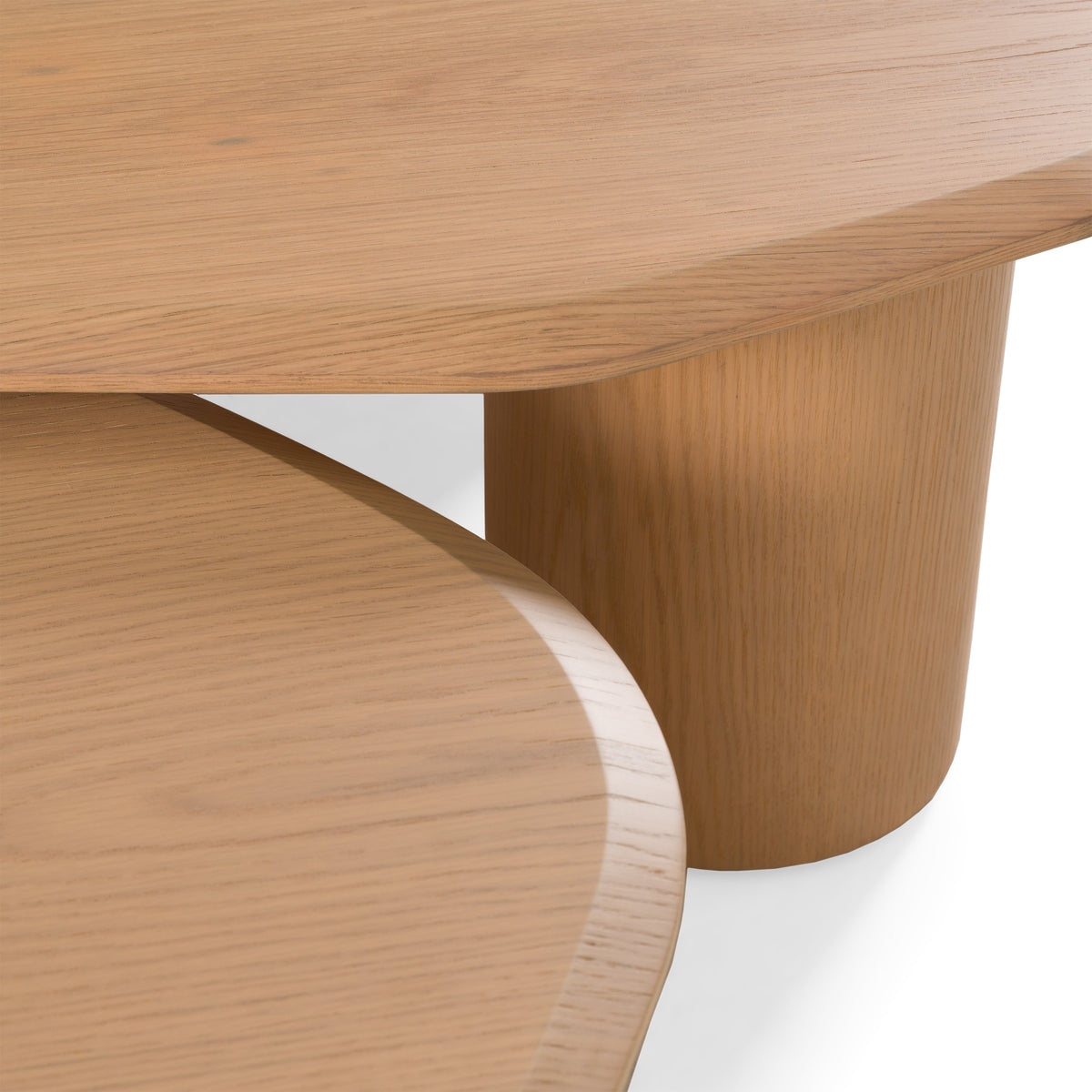 Seymour - Modern White Oak Coffee Table Set by VIG Furniture - View 6