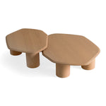 Seymour - Modern White Oak Coffee Table Set by VIG Furniture - View 5