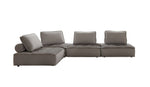 Nolden - Modern Grey Fabric Modular 4-Piece Sectional Sofa by VIG Furniture - View 7