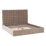 Rousey - Modern Taupe Fabric Bed by VIG Furniture - View 2