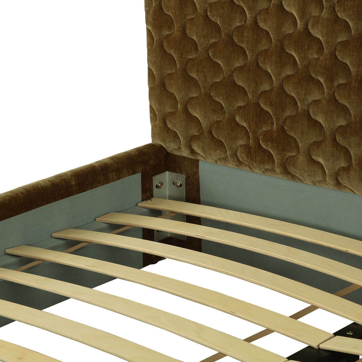 Trieste - Modern Brown Fabric Bed by VIG Furniture - View 2
