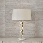 Atom - Table Lamp - Brass / White