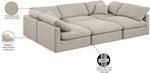 Indulge - Linen 6 Piece Modular Sectional