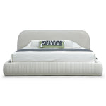 Hortman - Modern Beige Velvet Bed by VIG Furniture - View 2