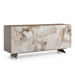 Dunster - Contemporary Beige Ceramic + Metallic Grey Buffet by VIG Furniture - View 2