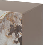 Dunster - Contemporary Beige Ceramic + Metallic Grey Buffet by VIG Furniture - View 3