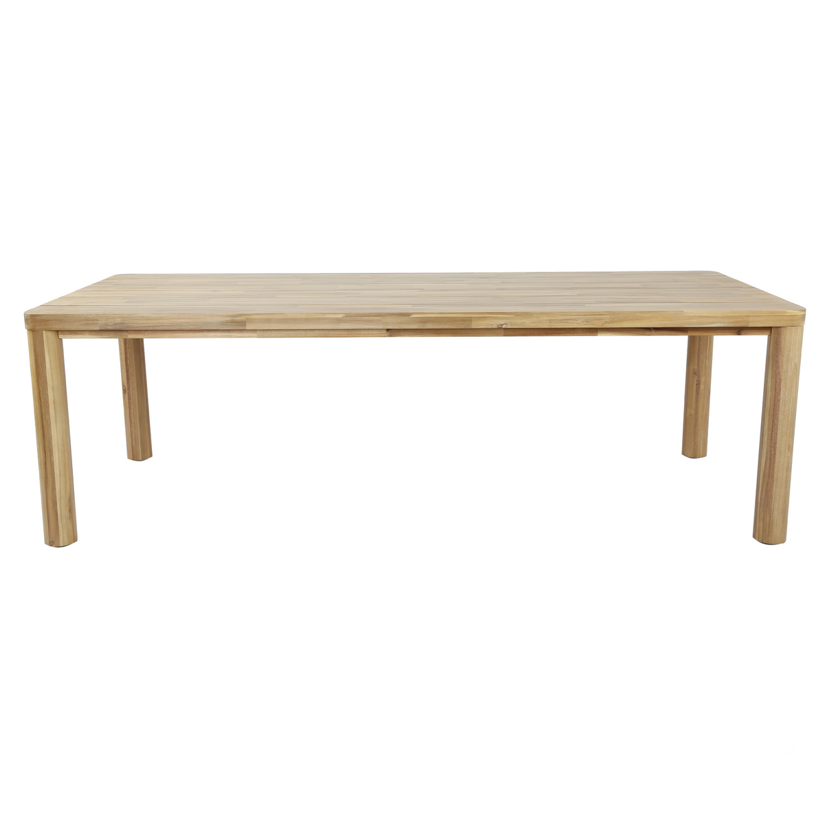 Evora - Outdoor Eucalyptus Rectangular Dining Table by VIG Furniture - View 3