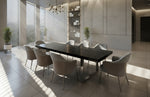 Skyline Modern Black Crocodile Lacquer Extendable Dining Table by VIG Furniture - View 10