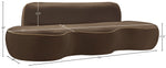 Swerve - Velvet 101" Upholstered Sofa